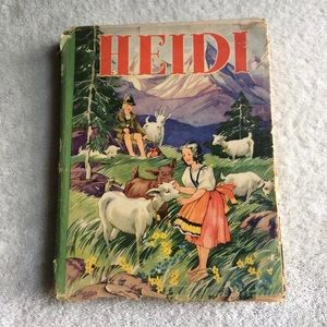 HEIDI Vintage 1934 Storybook